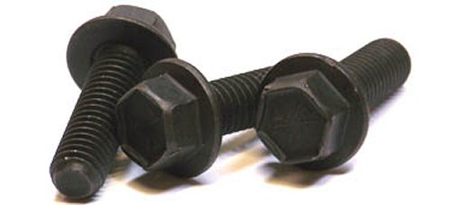 25) 1/2-13 x 1 1/2 Hex Flange-Frame Bolts / Grade 8 / Black Phos