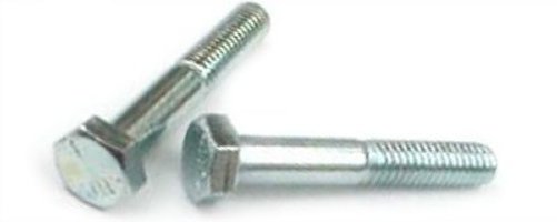 100) 1/4 - 20 X 2 3/4 HEX CAP SCREWS 18-8 STAINLESS STEEL